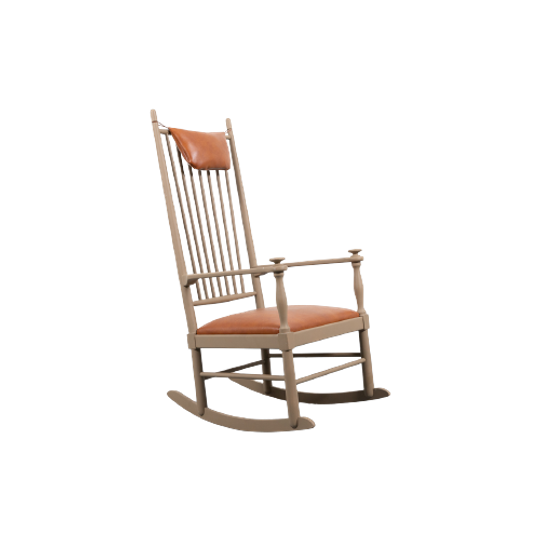 Danish Design Rocking Chair / Schommelstoel / Stoel / Fauteuil 1