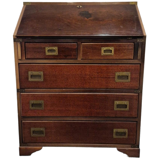 Kapiteins Ladekast Bureau Vintage Bureau Klassiek Antiek 1