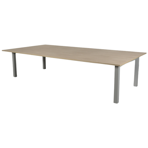 Vergadertafel Solidesk - Aluminium - 320 X 160 Cm - Bladkleur Naar Keuze