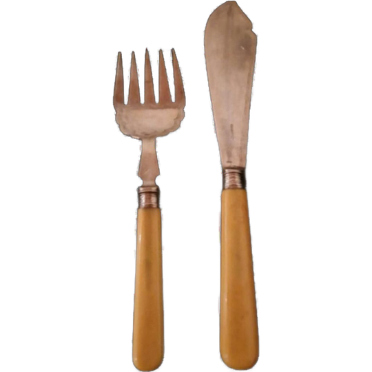 Antiek Walker And Hall Groot Vis Serveerset, Zilver Gemerkt 1