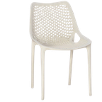 Siesta Kantinestoel, Wit, Vaste Hoogte, Eventueel Geschikt Voor Buiten thumbnail 1