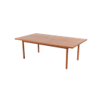 Danish Modern Solid Oak Coffee Table, 1960’s thumbnail 1