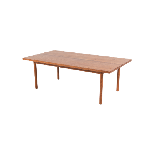 Danish Modern Solid Oak Coffee Table, 1960’s 1