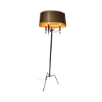 Vintage 'gouden' Staanlamp Met Franjes thumbnail 1