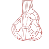 Polspotten | Three Ears Frame Vaas - M