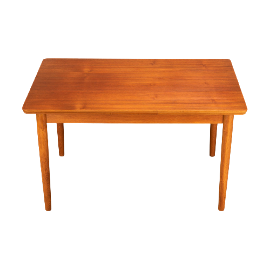 Deens Design Uitschuifbare Teak Tafel, 1960s 1