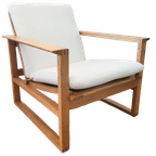 Børge Mogensen Fauteuil 2256 Voor Fredericia 1960 thumbnail 1