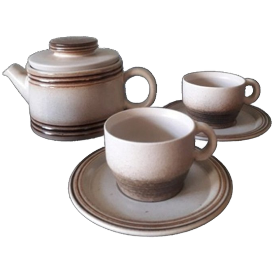 Mid Century Vintage Gerzit West Germany Koffie Of Thee Servies. 15 Delig. 1