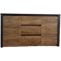 Meubella Dressoir Eiken/grijs