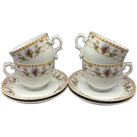 Furstenberg Set Kop En Schotels 8 Delig 50's