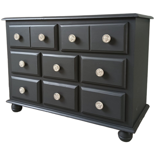 Apothekerskast Coal Black 1