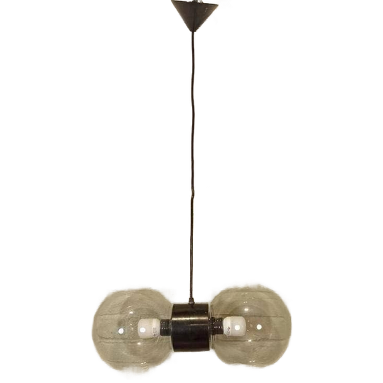 Vintage Dubbele Bol Hanglamp 1