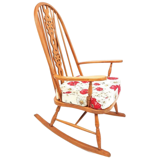 Vintage Windsor Schommelstoel | Rocking Chair Antiek 1
