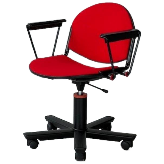 Lamm Parma | Vintage Modulamm Burostoel Vintage Rood 1