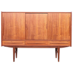 Deens Design Teak Highboard, 1960S thumbnail 1