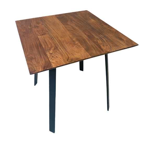 Tafel Woody - Mango Wood - L70 X W70 X H4 - Jacques - Set/4 Poten 1