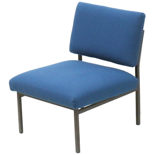 3x Vintage Blauwe Fauteuils Uit De Jaren ’70 1