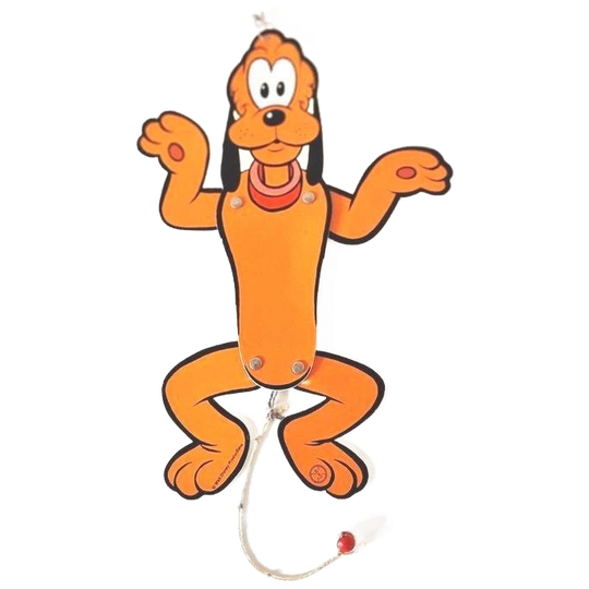 Vintage Pluto Trekpop Walt Disney Wanddecoratie 1