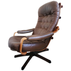 Deens Vintage Fauteuil Gemerkt Jaren 70 thumbnail 1