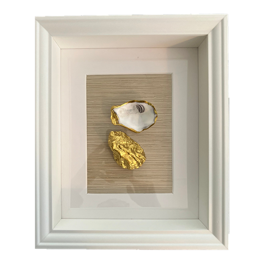 Gouden Oesters In Witte Lijst 1