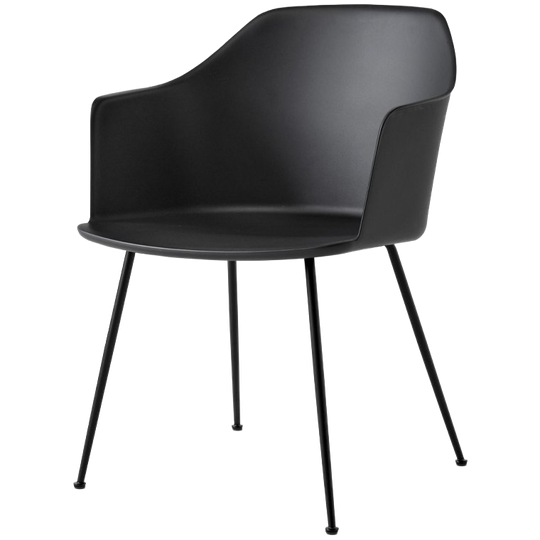&tradition | Rely Fauteuil Met Armleuningen Zwart 1
