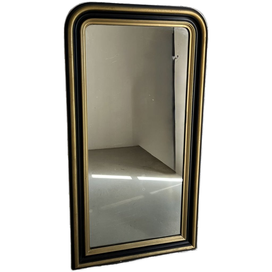 Grote Antieke Toogspiegel 127x67cm 1