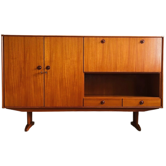 Mid-century Topform Deens Design Highboard Kast Vintage Sideboard 1960’s 1