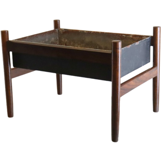 Vintage Palissander Plantenbak 'kokkedal' 1