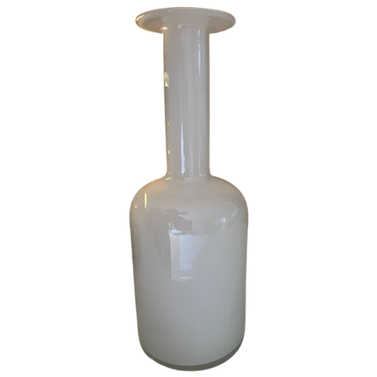 Vintage Grote Witte Vaas Otto Brauer 1