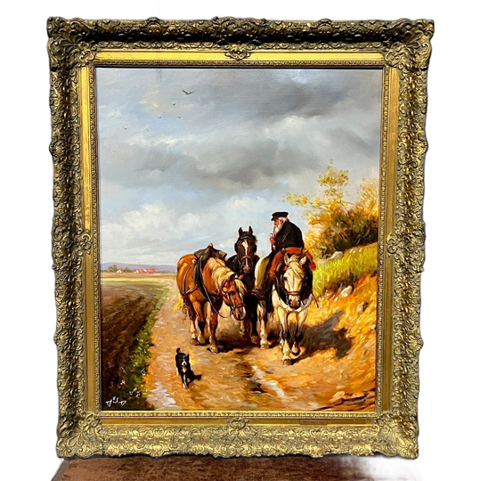 Hans Hubers (geboren 1906) "terugkeer Naar Huis". 1