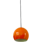 Space Age Eyeball Hanglampje Gepo Oranje 1970’S thumbnail 1