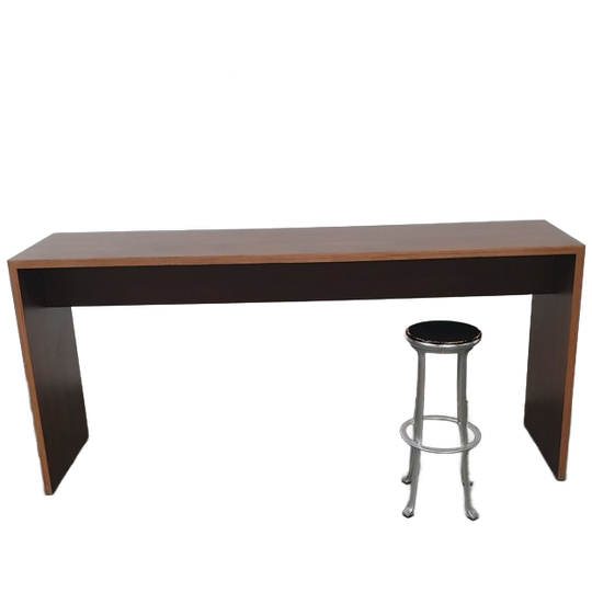 Design Bartafel Noten Hout Hpl Gefineerd Multiplex Statafel 1