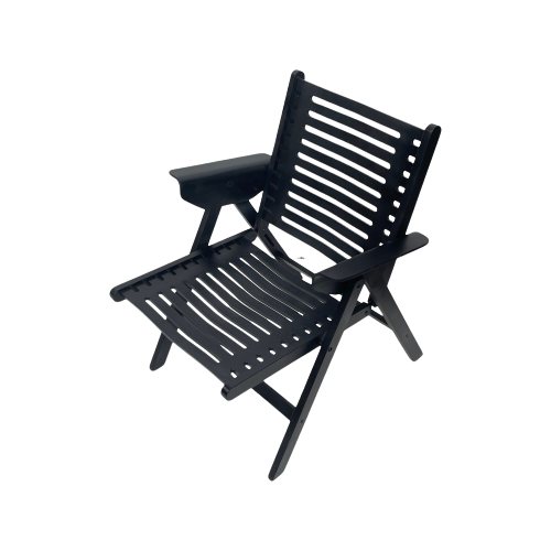 Niko Kralj - Stol Industrija Pohistva - Folding Chair Type Rex (Lounge Model / Low 38Cm Seating H