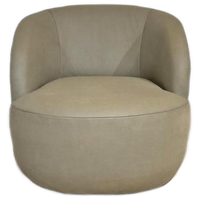 50% Korting - Nieuw - Montel Wave Fauteuil - Leder - Design
