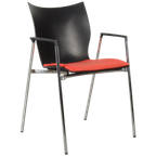 Casala Lynx Iii Design Vergaderstoel, Rood, 4-Poot Onderstel thumbnail 1