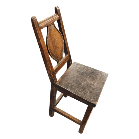 18th Century Chair Early 18th Century Farmhouse Chair With Wood Peg Construction 1