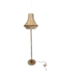 Vintage Staande Lamp Met Lederen Kap thumbnail 1