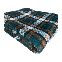 Retro Geblokte Plaid | Kerst