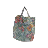 Handgemaakte Tote Tas Roze & Groen