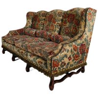 Os De Mouton Sofa In Tapestry – Country House Style, 19th Century
