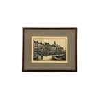 Vintage Houtsnede Door Henri Wils 69864 thumbnail 1