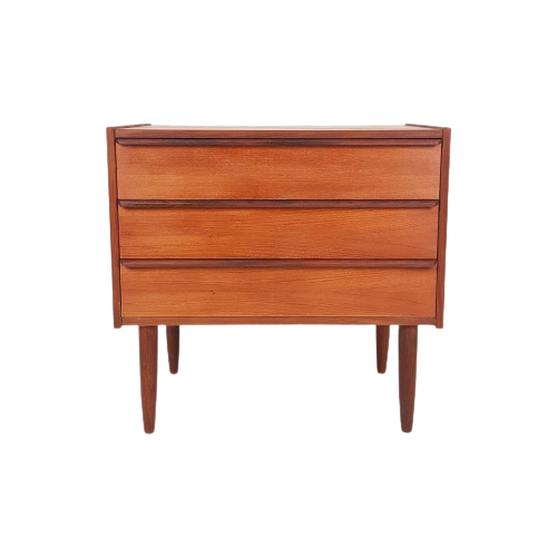 Vintage Danish Chestdrawer Teak Fineer Ladenkastje Deens