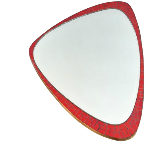 Mid Century Design Mozaïek Spiegel, Berthold Müller, 1950s 1