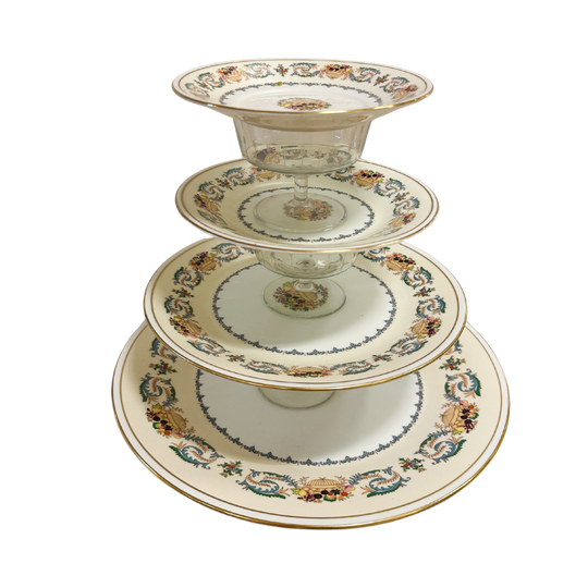 Etagere (4 Borden & 3 Glazen Set) 1