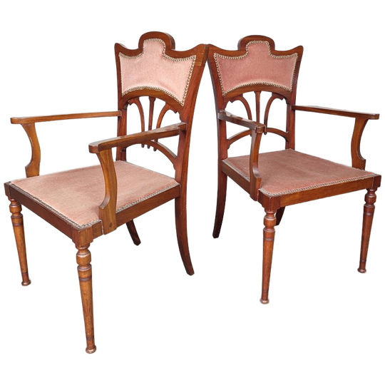 Duo Art Nouveau Stoelen 1