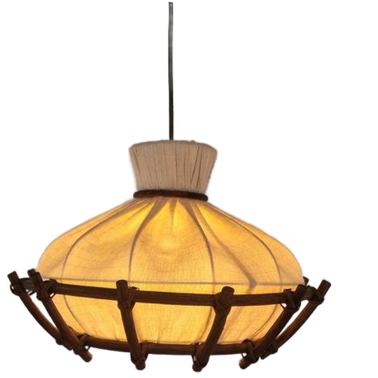 Vintage Scandinavische Japandi Stijl Hanglamp. 1