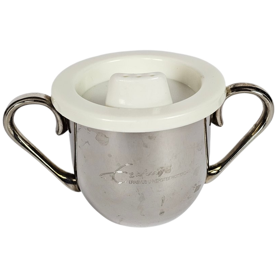 Zilverstad - Kinderbeker - Verzilverd - Tekst Erasmus Universiteit Rotterdam 1