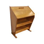 Vintage Berken Secretaire Door Cor Alons Voor Gouda Den Boer, 1950 thumbnail 1