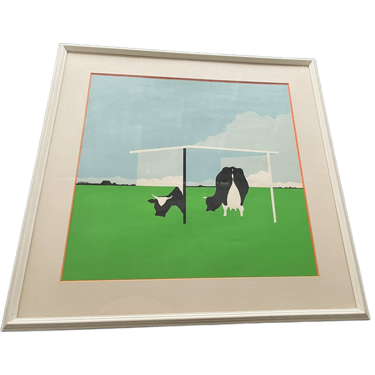 Johannes Regnerus Jozef (han) Jansen (1931-1994) - Landschap Met Koeien 1