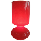 Lykta Bureau Of Slaapkamerlamp (Ikea, Jaren 90, Rood). thumbnail 1